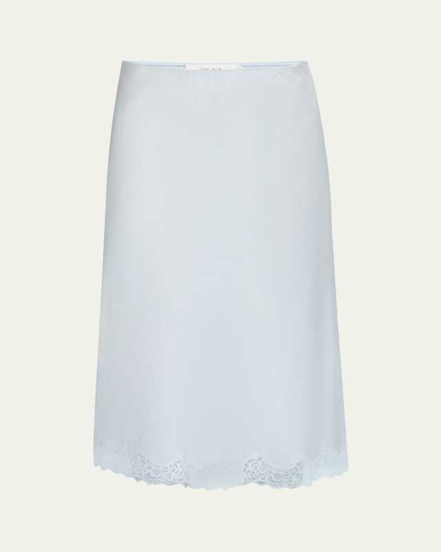 Irene Silk Slip Skirt